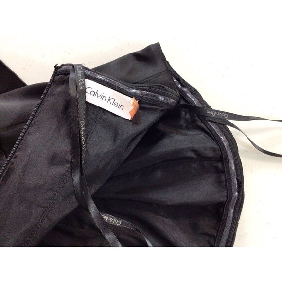 Calvin Klein Strapless Satin Dress Womens 2 - Picture 8 of 11